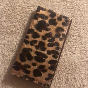 Leopard checkbook cover